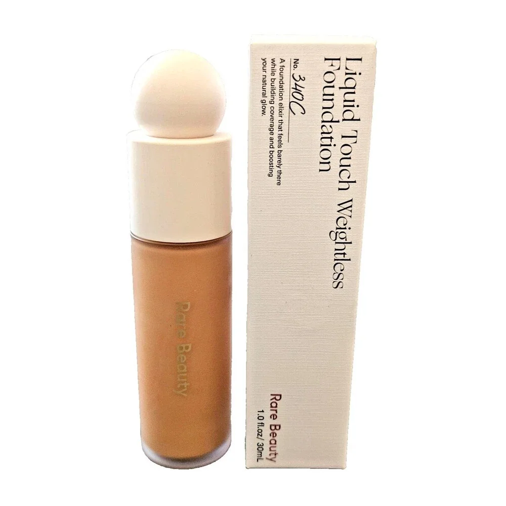 NIB Rare Beauty Liquid Touch Weightless Foundation 0.94 fl oz Shade 340C